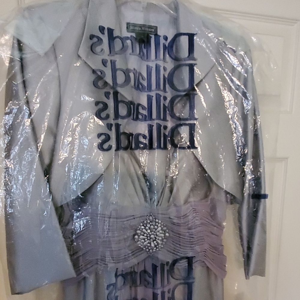 Silver Evening Gown